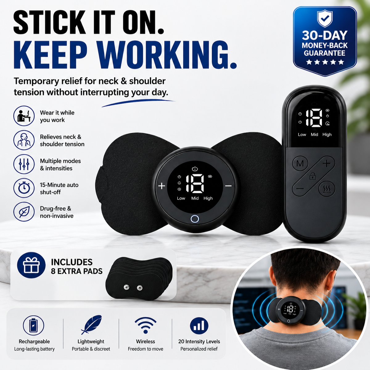 Nartova Wireless EMS Neck Massager